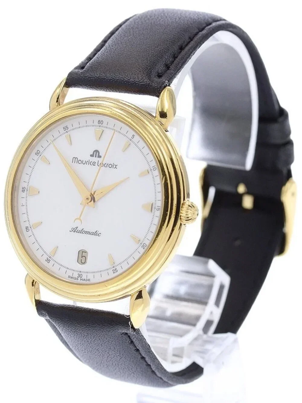 MAURICE LACROIX Date 11407 white Dial Automatic Men's Watch_955477